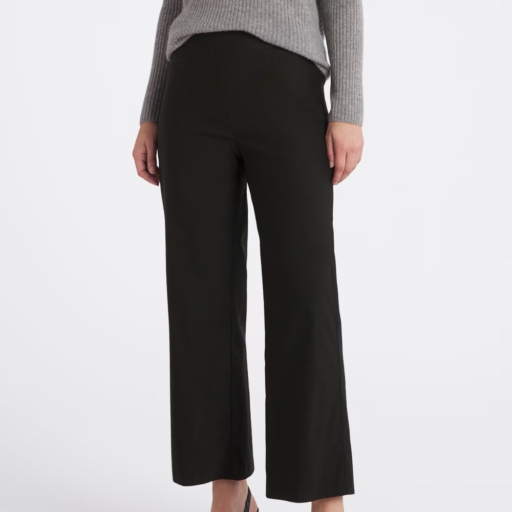 NWOT : Galina Pull On Wide Leg Pant, Size 8, Black